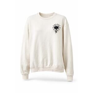 Tim Burton Corpse Bride Graphic Sweatshirt XL Cream Goth Cozy Pullover